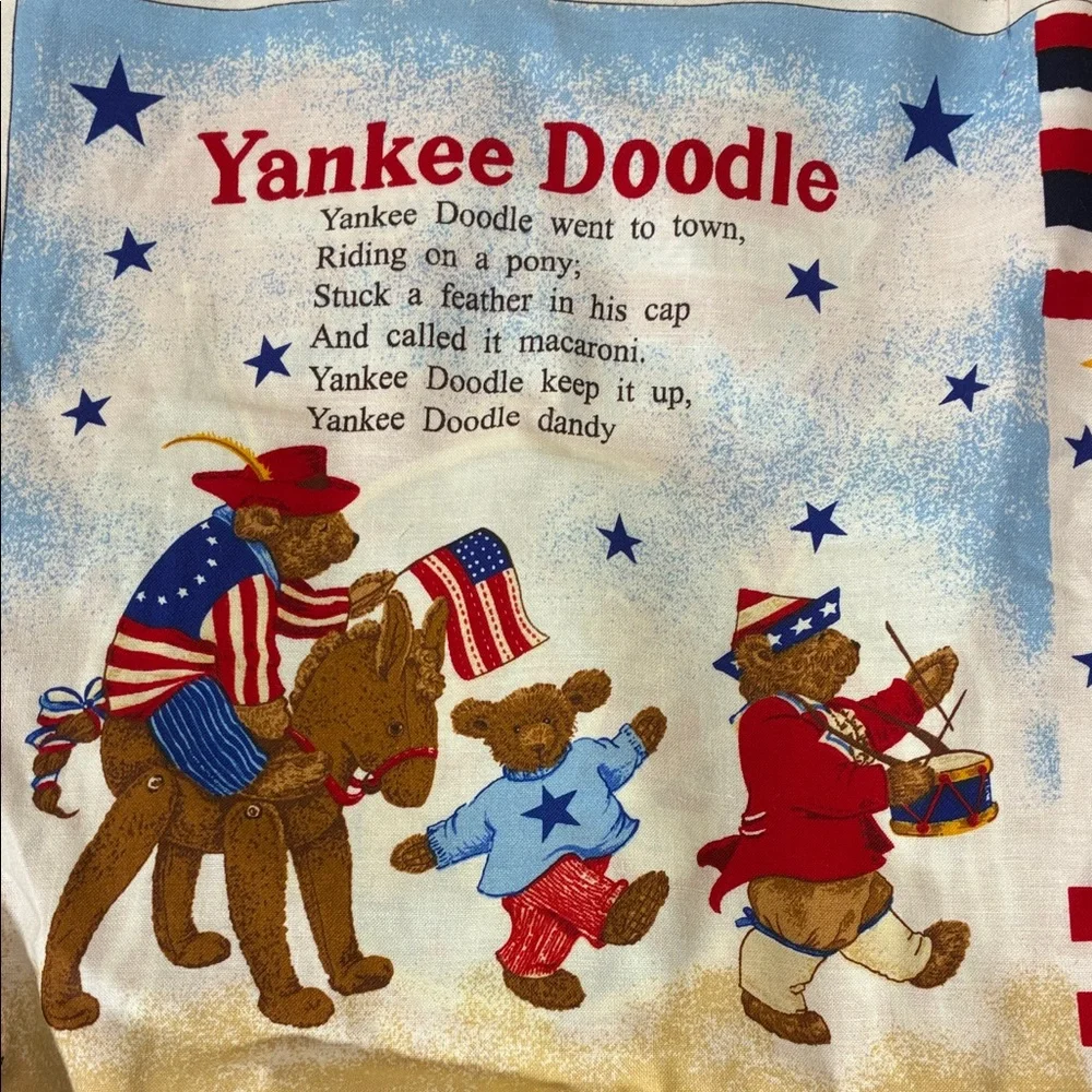 Yankee Doodle Songbook Fabric (DIY)